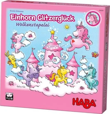 HABA 304539 Einhorn Glitzerglück - Wolkenstapelei 3 HABA 304539 Einhorn Glitzerglück - Wolkenstapelei