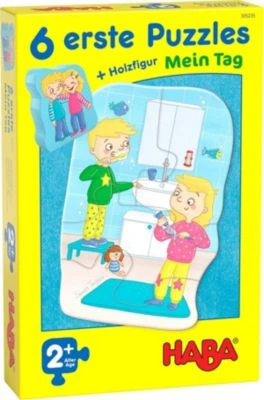 HABA 305235 6 Erste Puzzles - Mein Tag (Kinderpuzzle) 3 HABA 305235 6 Erste Puzzles - Mein Tag (Kinderpuzzle)