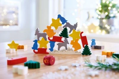 HABA 305525 Tier Auf Tier - Das Weihnachtliche Stapelspiel 5 HABA 305525 Tier Auf Tier - Das Weihnachtliche Stapelspiel – Bild 3