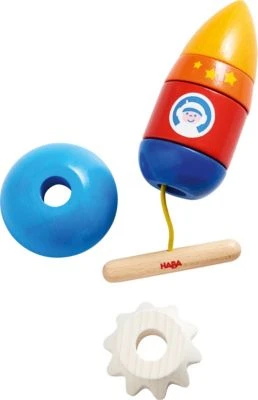 HABA 305228 Fädelspiel Rakete 4 HABA 305228 Fädelspiel Rakete – Bild 2