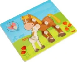 HABA 303771 Greifpuzzle Pferdefamilie