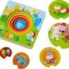 HABA 303536 Holzpuzzle Kunterbunte Tierkinder -Haba 17037545 01