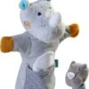 HABA 305755 Handpuppe Nashorn Mit Baby -Haba 17535107 01