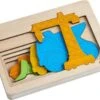HABA 305530 Holzpuzzle Baustellenfahrzeuge, 5 Teile 1 HABA 305530 Holzpuzzle Baustellenfahrzeuge, 5 Teile -Haba 18898636 01