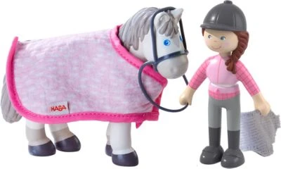HABA 306168 Little Friends – Reiterin Sanya Und Pferd Saphira 5 HABA 306168 Little Friends – Reiterin Sanya Und Pferd Saphira – Bild 3