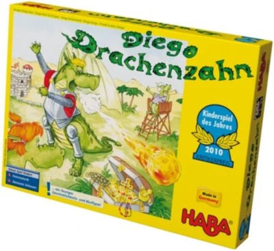 KINDERSPIEL DES JAHRES 2010 - HABA 4319 Diego Drachenzahn 3 KINDERSPIEL DES JAHRES 2010 - HABA 4319 Diego Drachenzahn