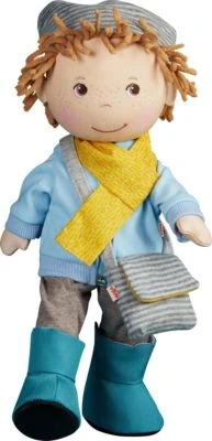 HABA 306579 Kleiderset Accessoires, 3-tlg. Puppen-Stiefel, Schal, Umhängetasche, 30 Cm 6 HABA 306579 Kleiderset Accessoires, 3-tlg. Puppen-Stiefel, Schal, Umhängetasche, 30 Cm – Bild 4