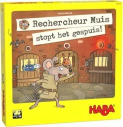 Haba !!! Spiel - Detektiv Maus HÀlt Den Pöbel Auf! (NiederlÀndisch) = Deutsch 306112 - Französisch 306114