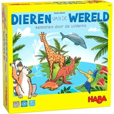 Haba !!! Spiel - Tiere Der Welt (Niederländisch) = Deutsch 306560 - Französisch 306562 3 Haba !!! Spiel - Tiere Der Welt (Niederländisch) = Deutsch 306560 - Französisch 306562