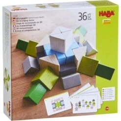 HABA 305461 3D-Legespiel Würfelmosaik Nordic 7 HABA 305461 3D-Legespiel Würfelmosaik Nordic -Haba 28974502 03