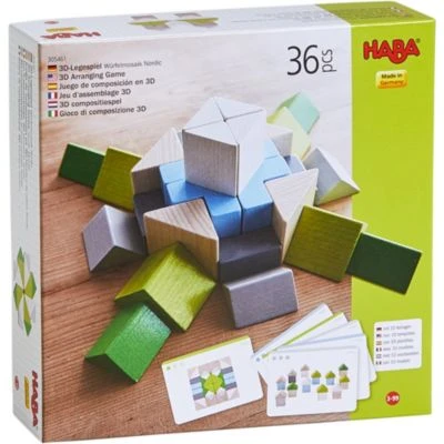 HABA 305461 3D-Legespiel Würfelmosaik Nordic 5 HABA 305461 3D-Legespiel Würfelmosaik Nordic – Bild 3