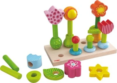 HABA 301551 Steckspiel Blumengarten 4 HABA 301551 Steckspiel Blumengarten – Bild 2