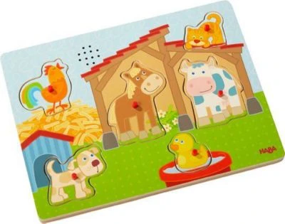 HABA 303179 Greifpuzzle Mit Geräuschen "Auf Dem Land" 3 HABA 303179 Greifpuzzle Mit Geräuschen "Auf Dem Land"