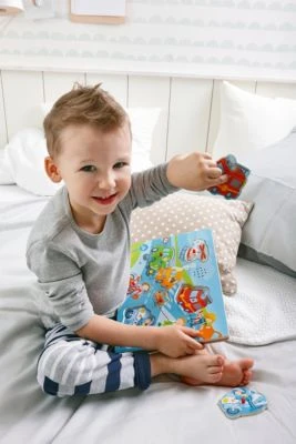 HABA 303180 Greifpuzzle Mit Geräuschen "In Der Stadt" 4 HABA 303180 Greifpuzzle Mit Geräuschen "In Der Stadt" – Bild 2